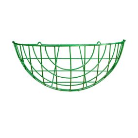 Panacea Classic design Teal Semi-circle Wire Hanging basket, 40cm