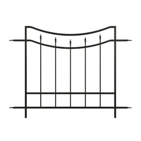 Panacea Curved Traditional Railings, (L)1.22m (H)0.91m (T)20mm