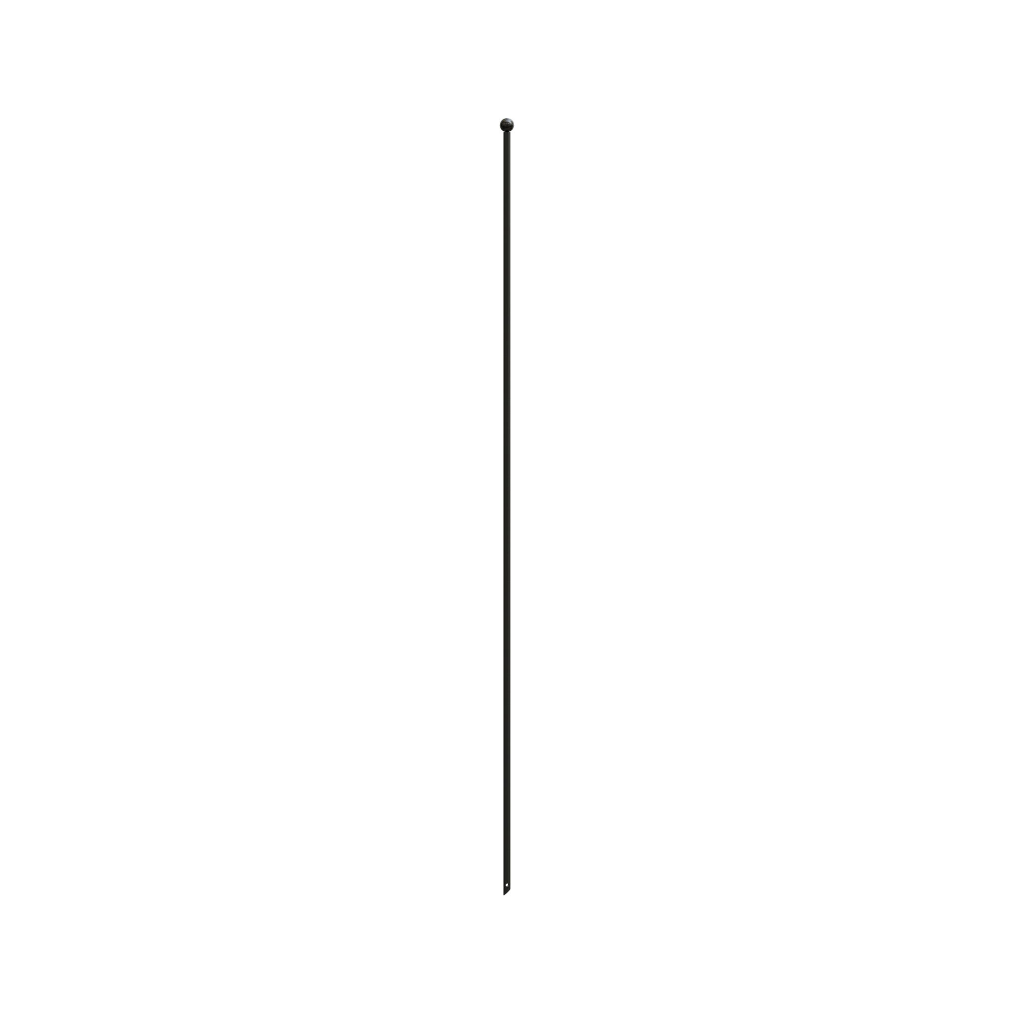Panacea Multi-Purpose Grid Black Metal Fence post (H)1.06m
