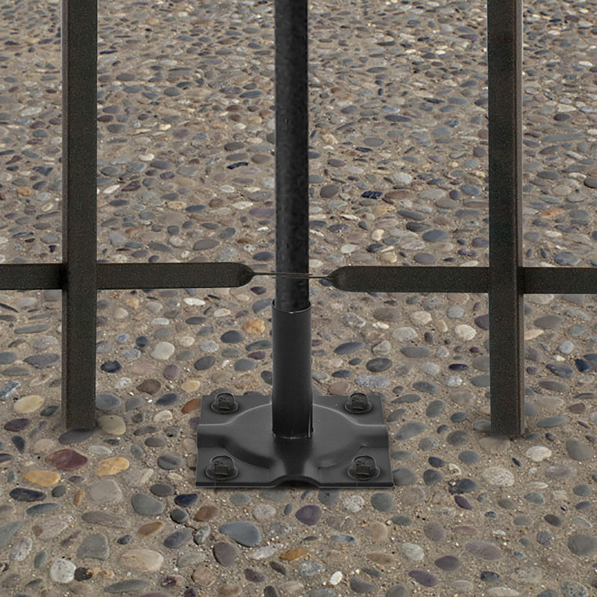 Panacea Steel Post support (L)88mm (W)88mm