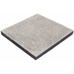Panache ground Silver grey Reconstituted stone Paving slab (L)450mm (W)450mm, Pack of 40