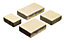 Panache textured Red Block paving (L)200mm (W)100mm, Pack of 404