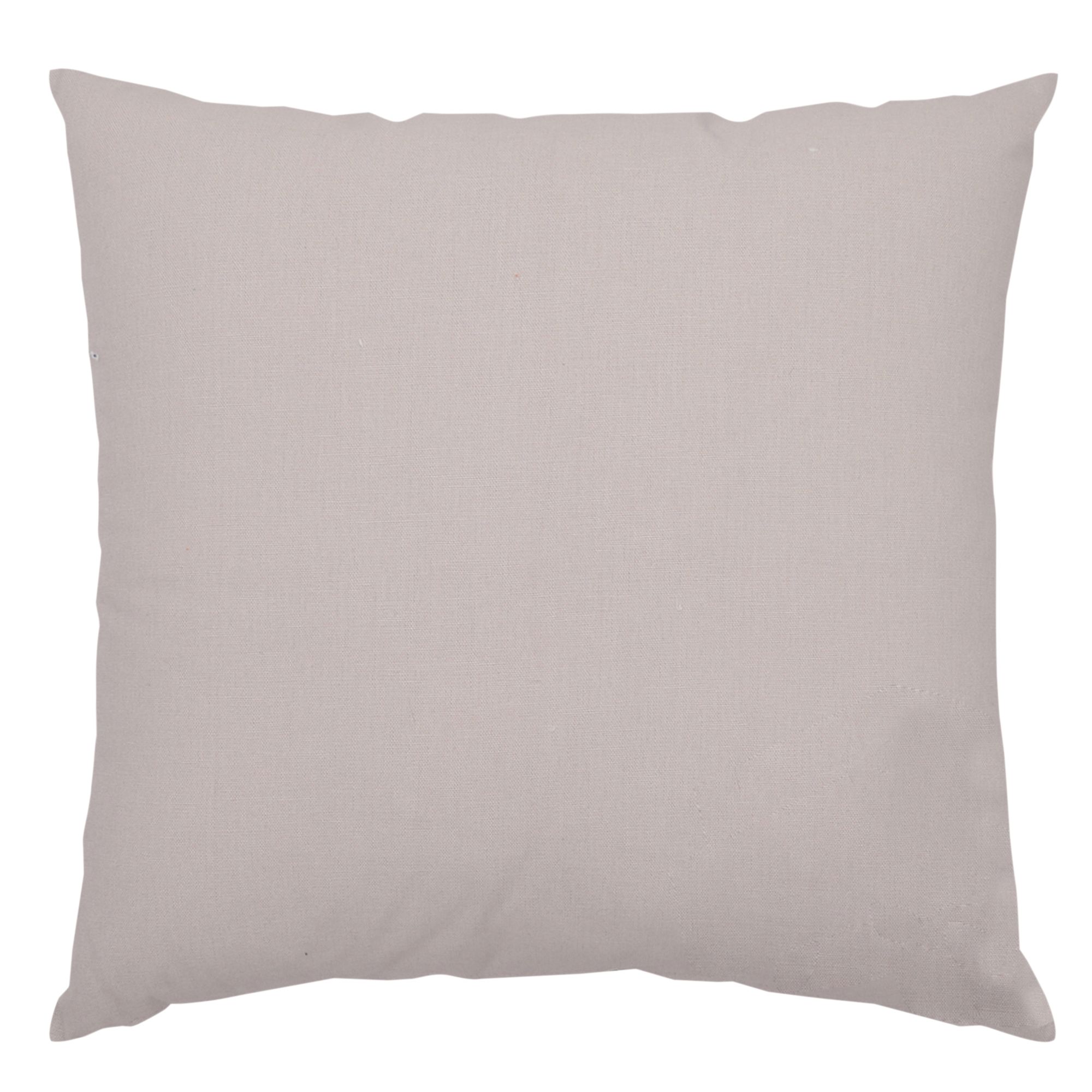 Panaji Geometric Light grey Cushion