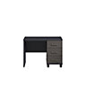 Pandora Black & graphite 3 Drawer Dressing table (H)710mm (W)1200mm (D)420mm