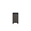 Pandora Textured Black & graphite 3 Drawer Chest of drawers (H)710mm (W)400mm (D)420mm