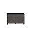 Pandora Textured Black & graphite 6 Drawer Chest of drawers (H)710mm (W)1200mm (D)420mm