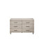 Pandora Textured Elm effect 6 Drawer Chest of drawers (H)710mm (W)1200mm (D)420mm