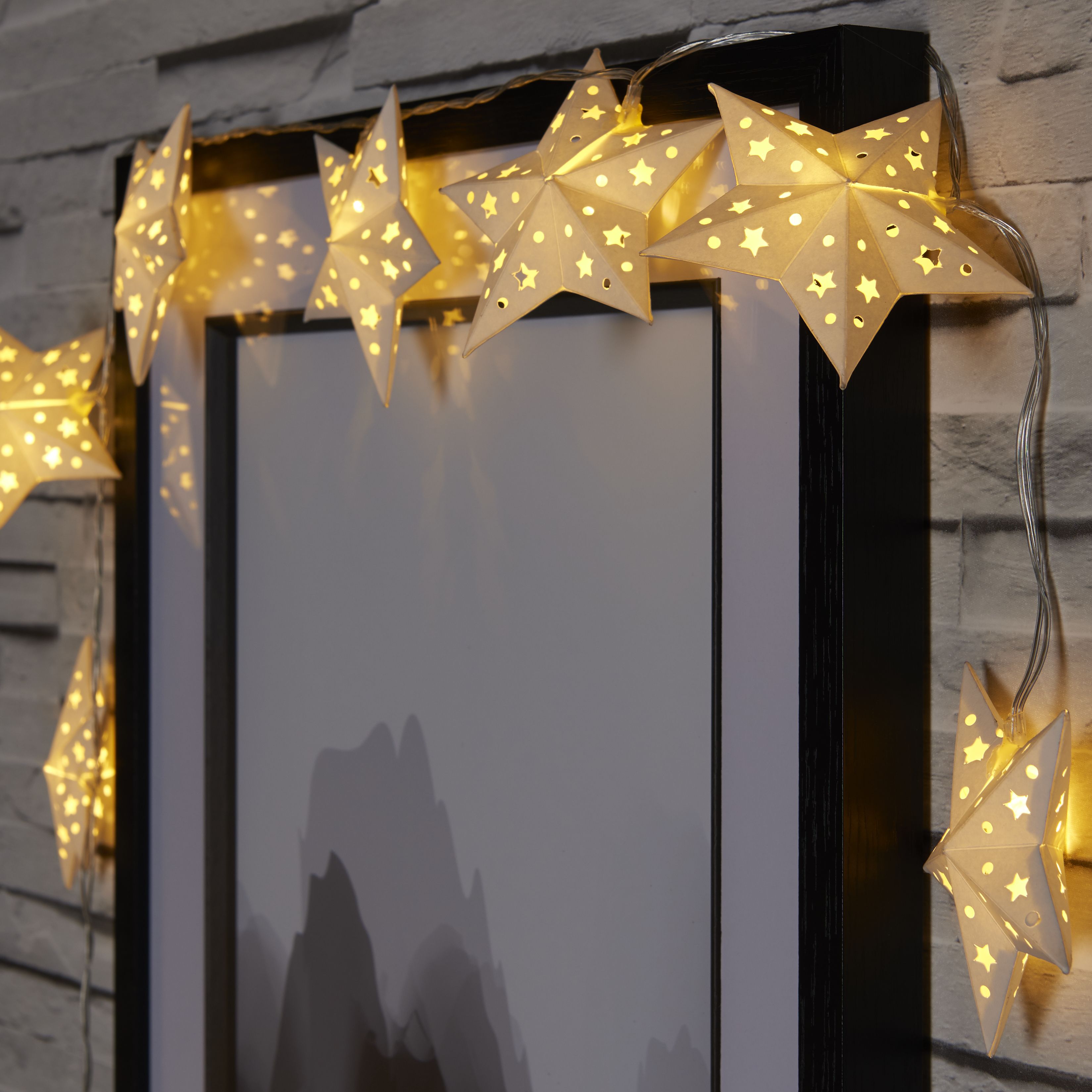 Battery operated paper star lanterns hotsell