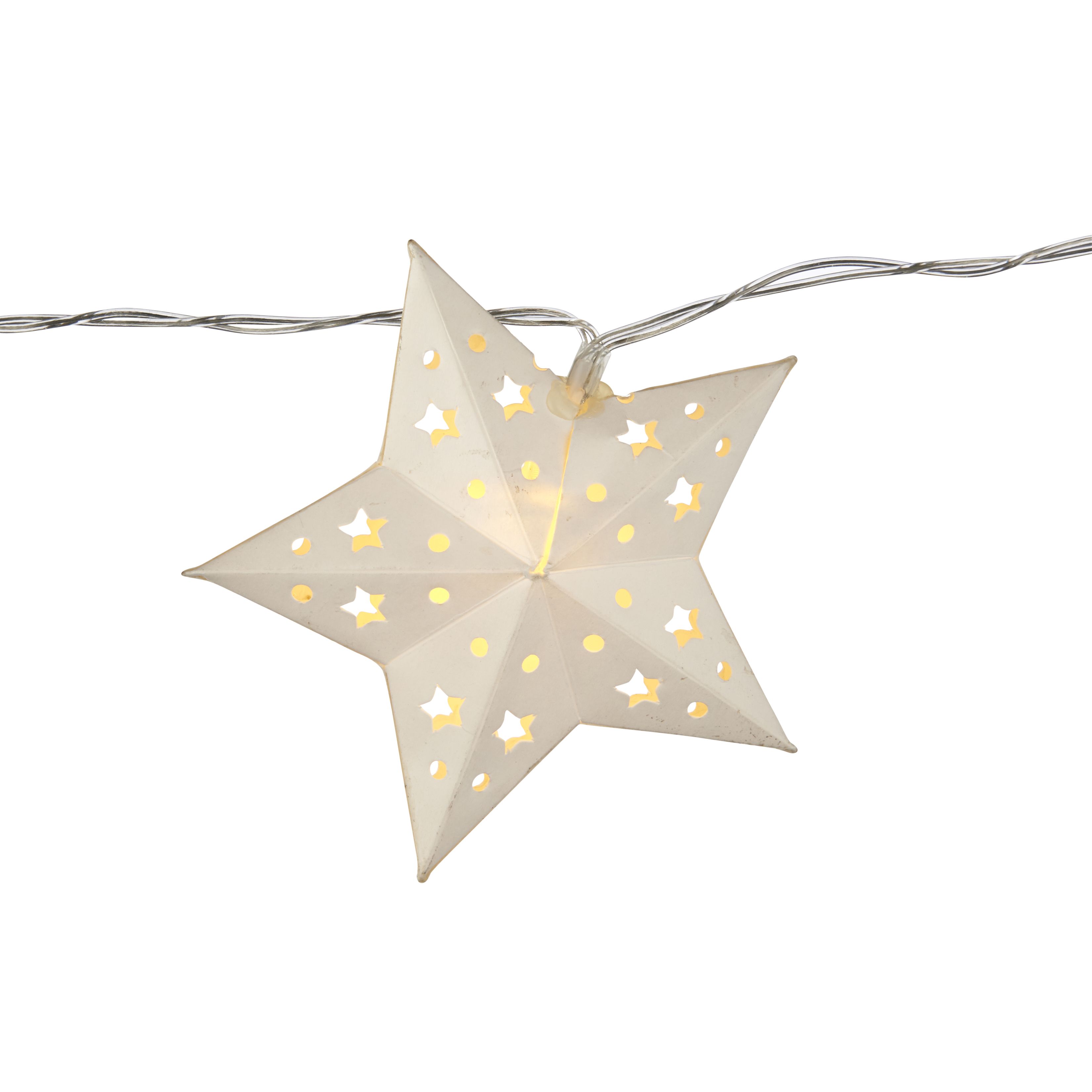 Paper star deals string lights