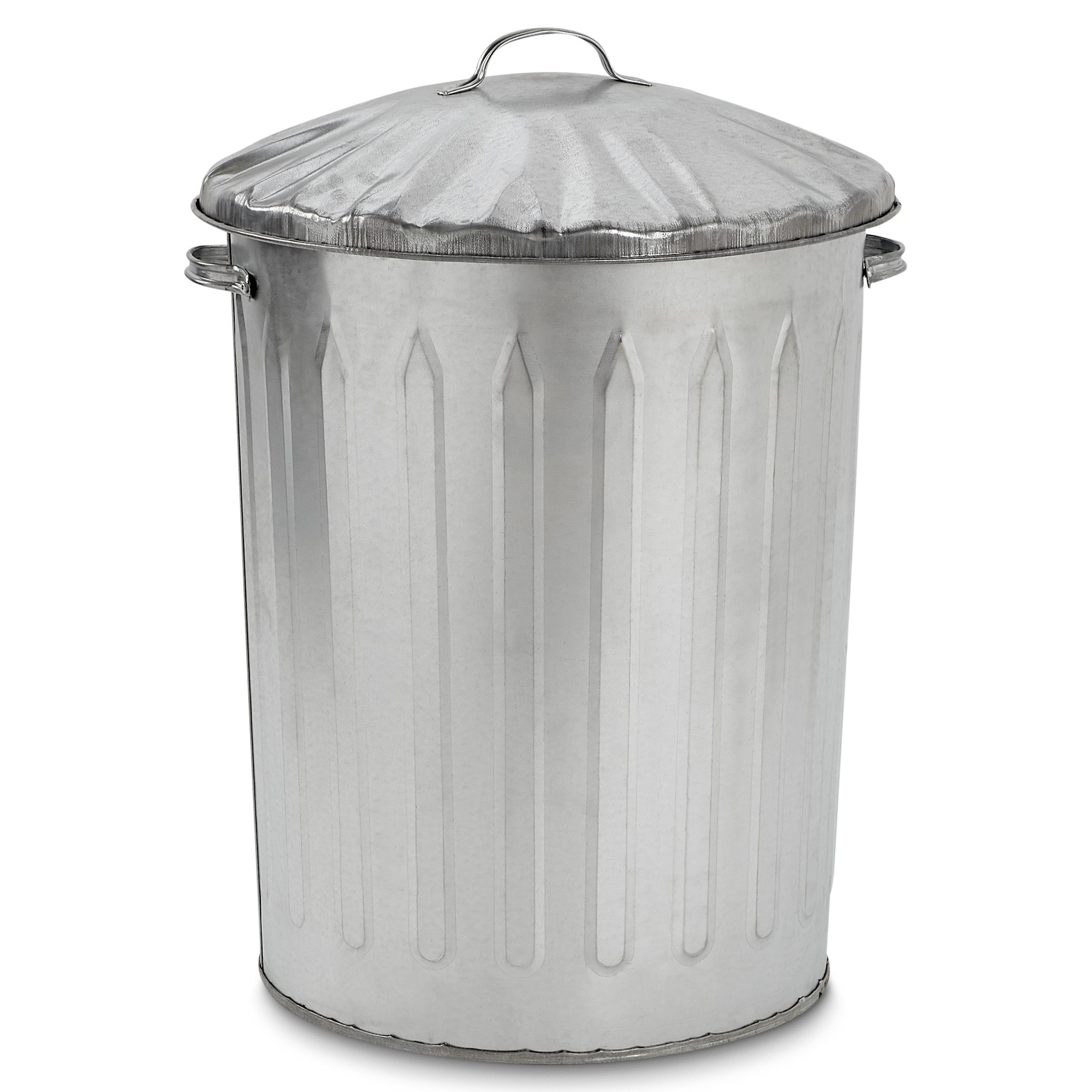 Parasene Silver Outdoor litter bin, 90L