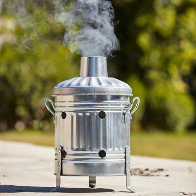 SWL15 Litre Compact 15L Galvanised Metal Incinerator Recycle