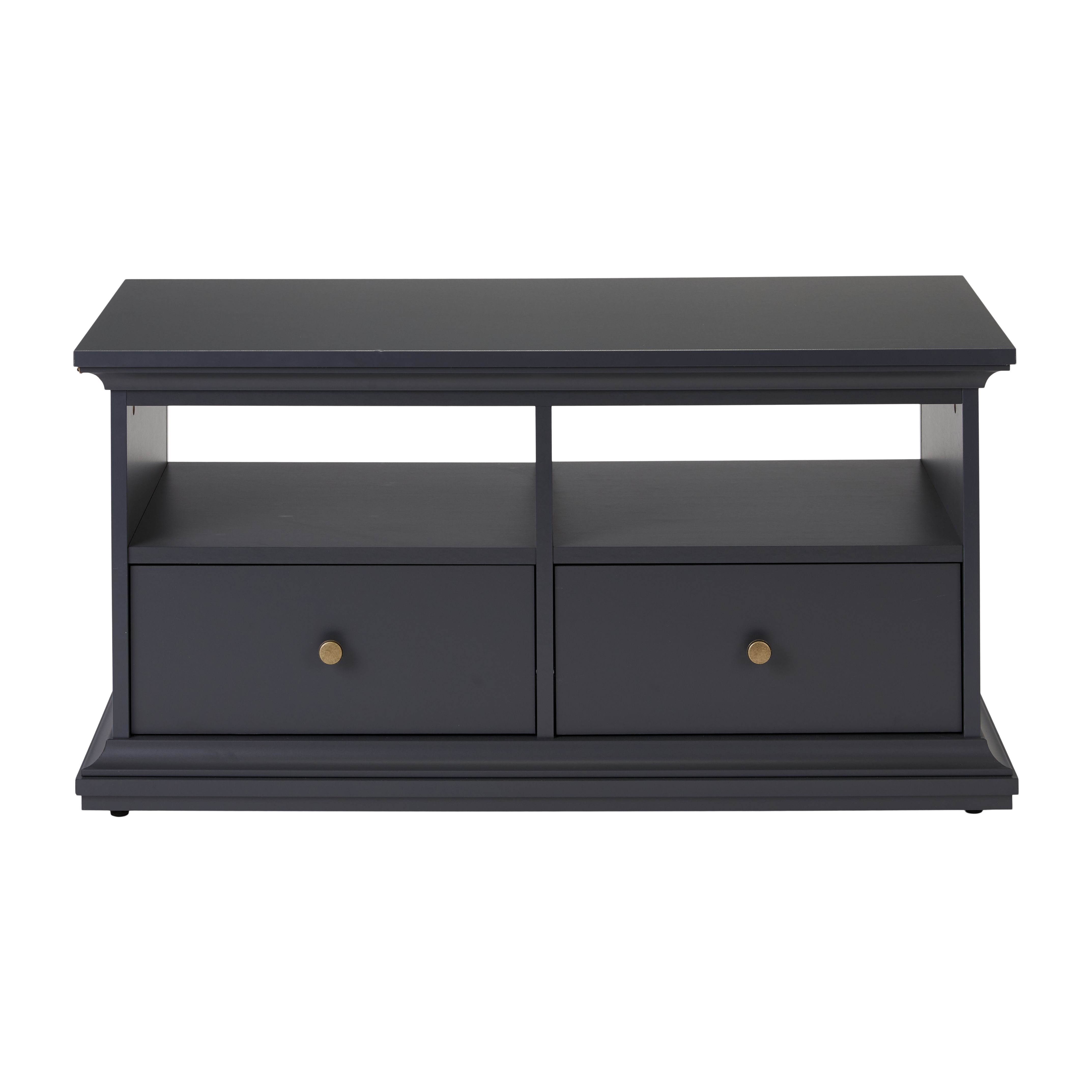 Black grey tv stand new arrivals
