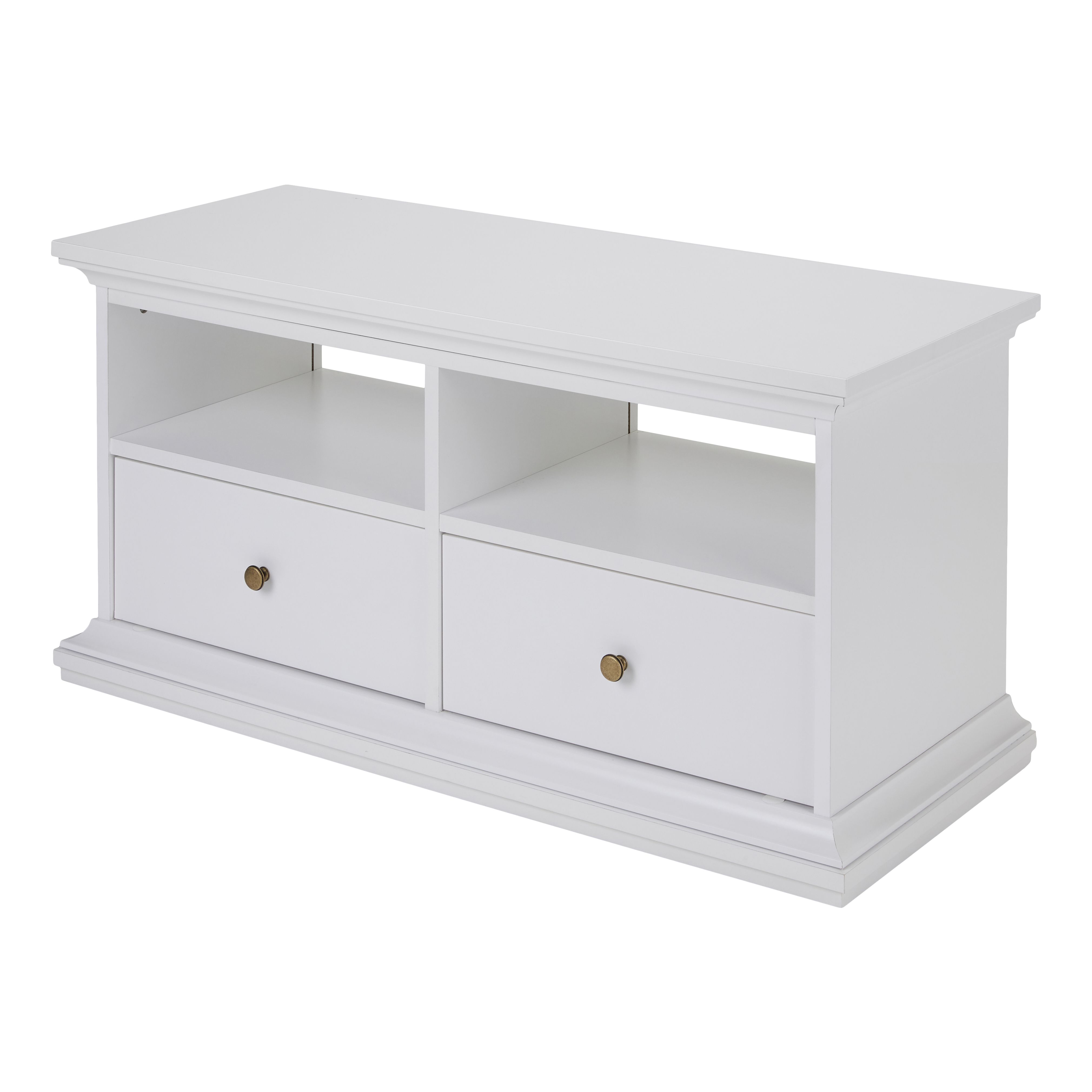 Paris White Tv Stand