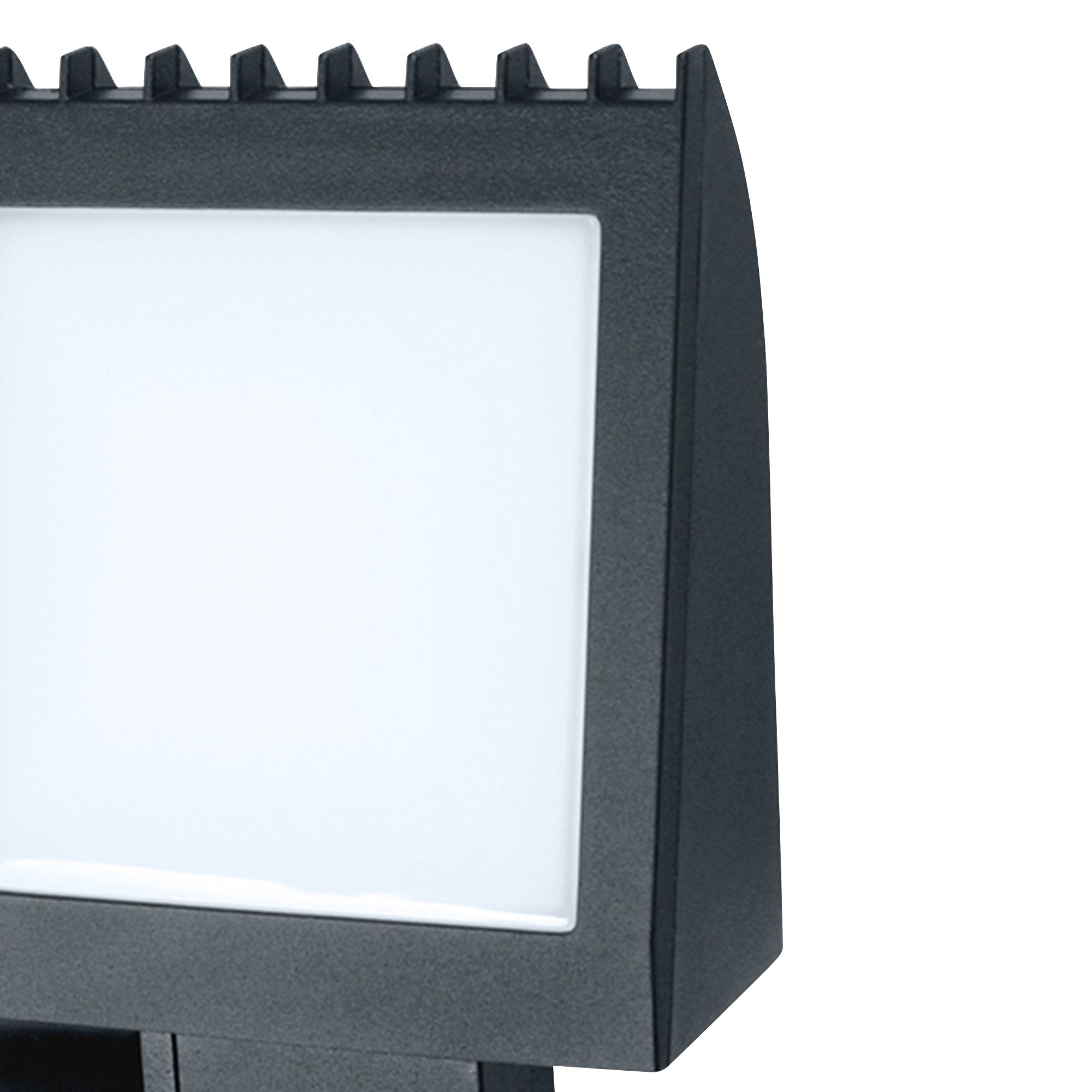 Parksville AR0218-2B Black Mains-powered Cool white Outdoor LED PIR Floodlight 2600lm - 4