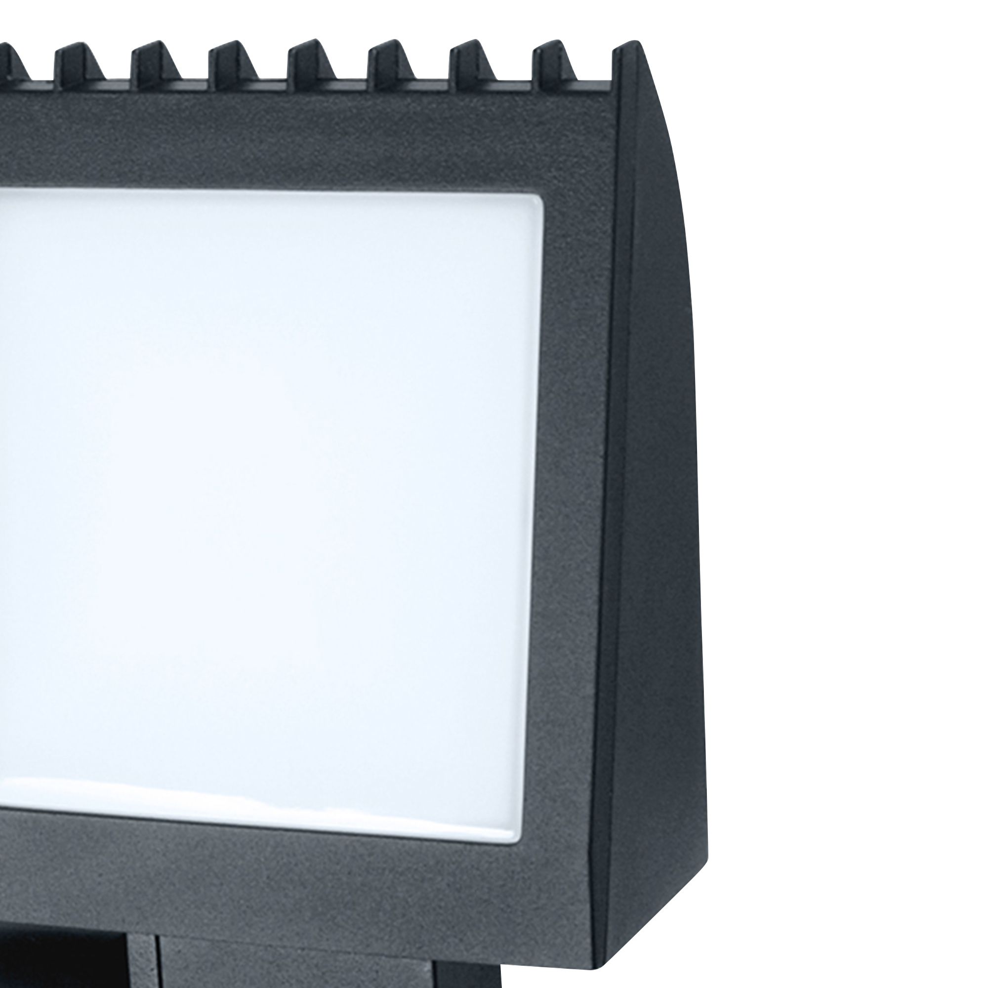 Parksville AR0218-2B Black Mains-powered Cool white Outdoor LED PIR Floodlight 2600lm