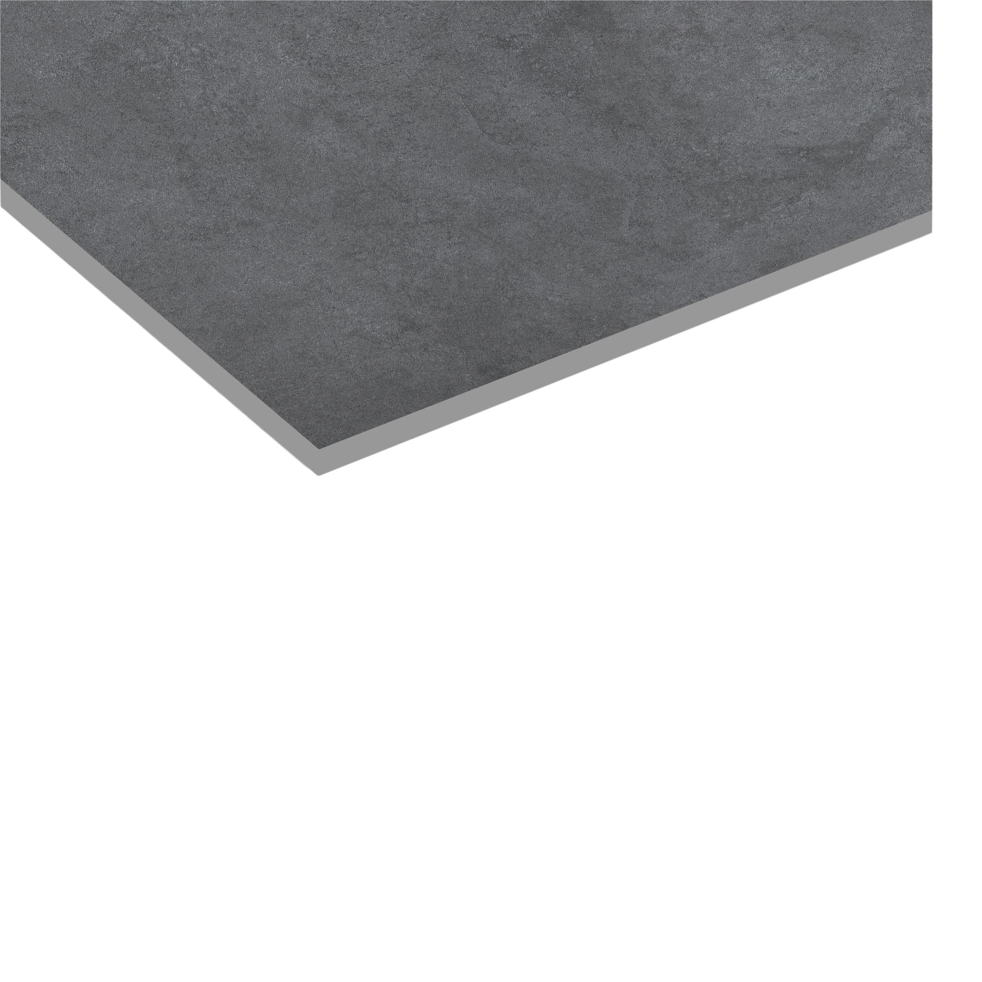 Paski Anthracite Matt Concrete effect Textured Porcelain Outdoor Floor Tile, Pack of 1, (L)900mm (W)600mm