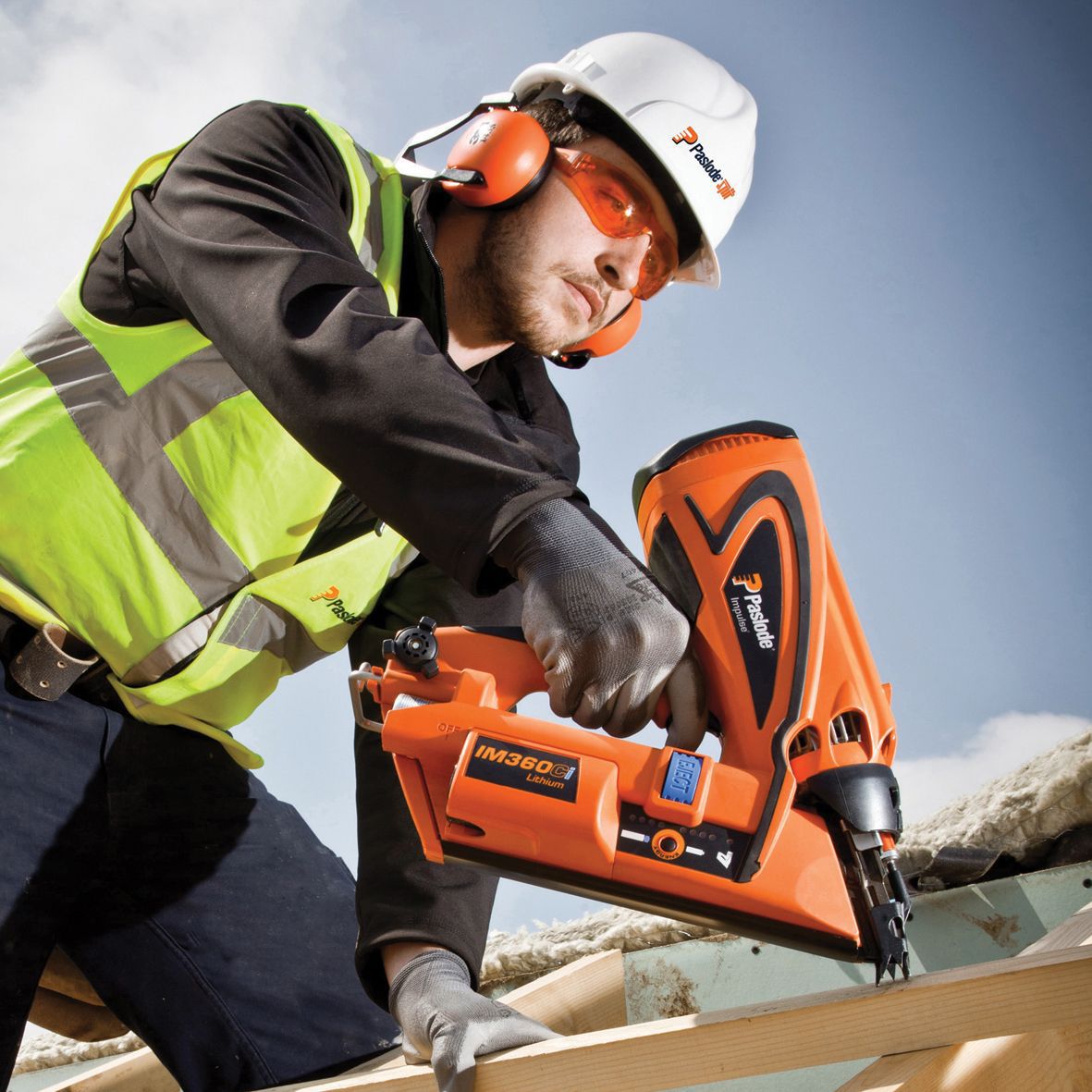 Paslode 7.4V 90mm 1 x 1.2Ah Li-ion First fix Cordless Framing nail gun IM360Ci