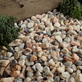 Large bags of store garden stones