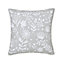 Patna Grey & white Floral Indoor Cushion (L)45cm x (W)45cm