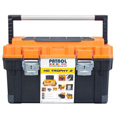Patrol HD Trophy 2 Black orange 23in Toolbox