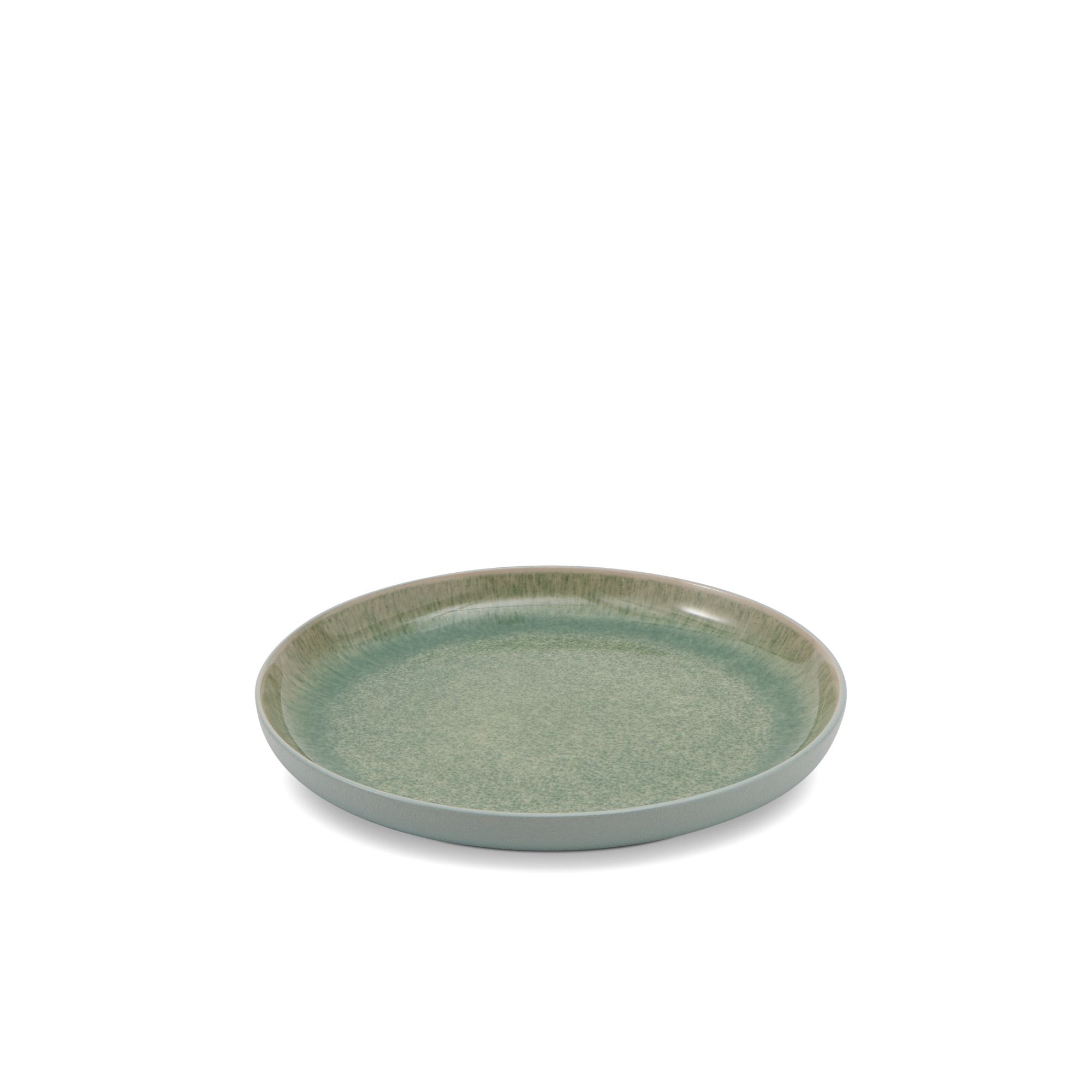 Patterned Green Stonewear 12 piece Dinnerware set