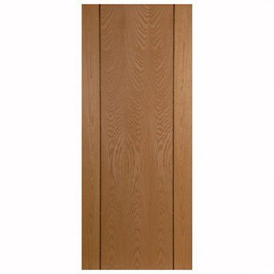 Patterned Unglazed Traditional Internal Door, (H)1981mm (W)762mm (T)35mm
