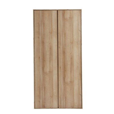 Pattinson Matt oak effect Double Wardrobe (H)2021mm (W)987mm (D)582mm