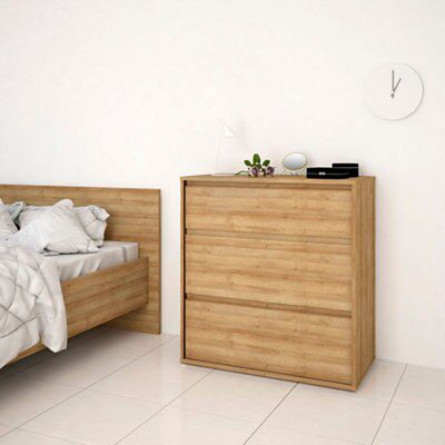 Pattinson Oak effect Bedroom furniture set