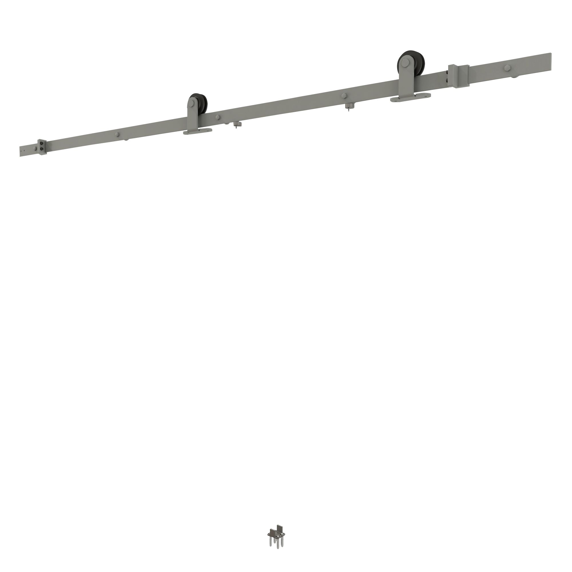 Peak Sliding wardrobe door track set DIY at B&Q