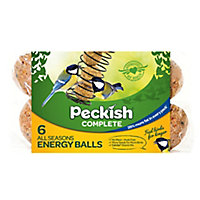 Peckish Complete All seasons energy balls 0.54kg, Pack of 6