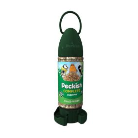 Peckish Complete Plastic Green Seed mix & feeder 0.4L