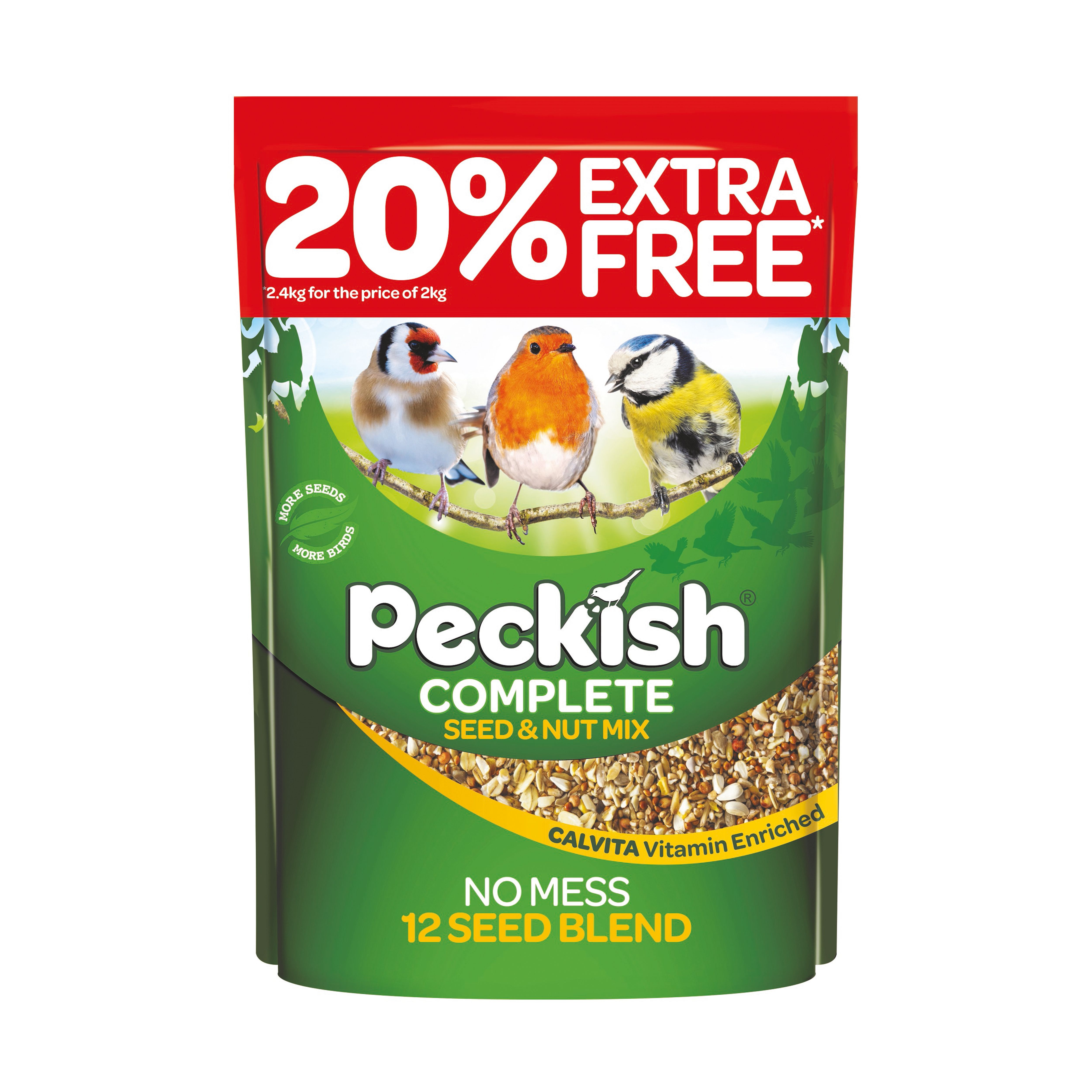 Peckish Complete Wild bird feed 2kg DIY at B&Q