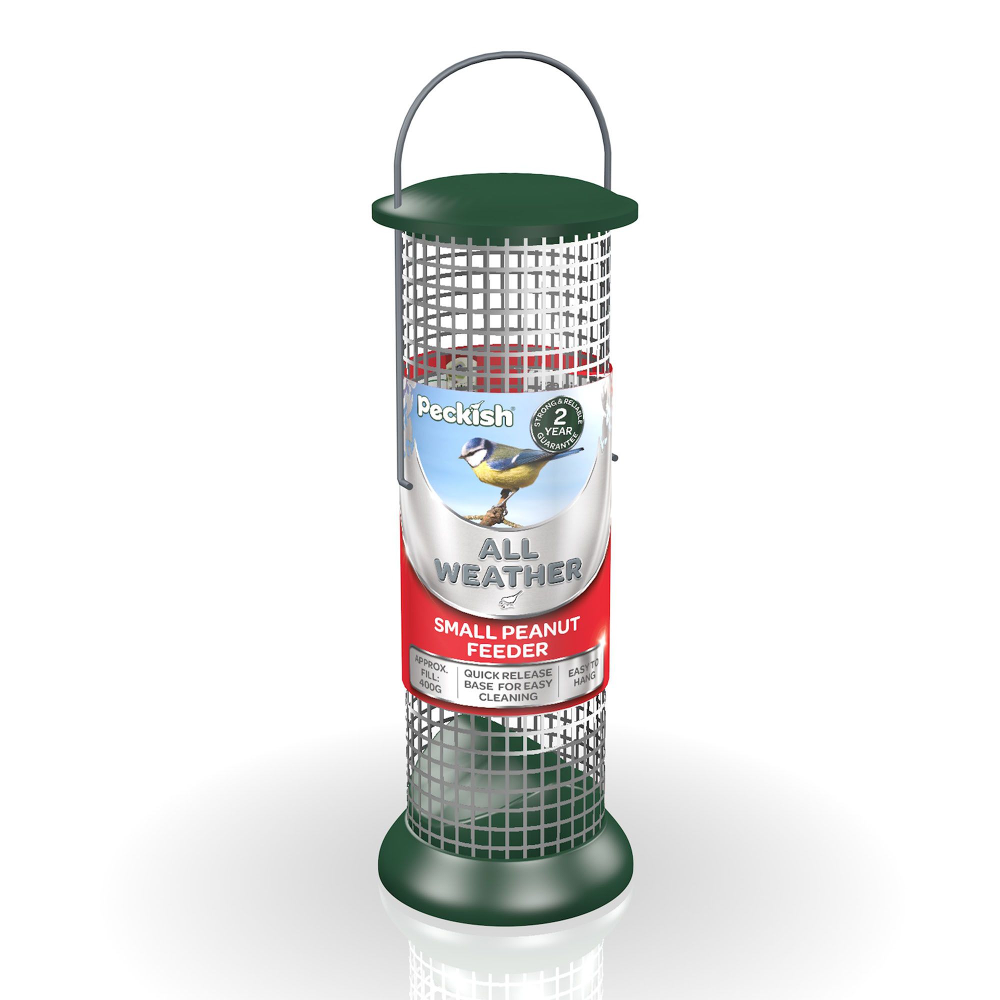 Peckish Stainless steel Peanut All weather Bird feeder 0.7L DIY at B&Q