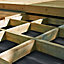PEFC-certified spruce Rounded Planed Deck joist (L)2.4m (W)144mm (T)44mm of 1