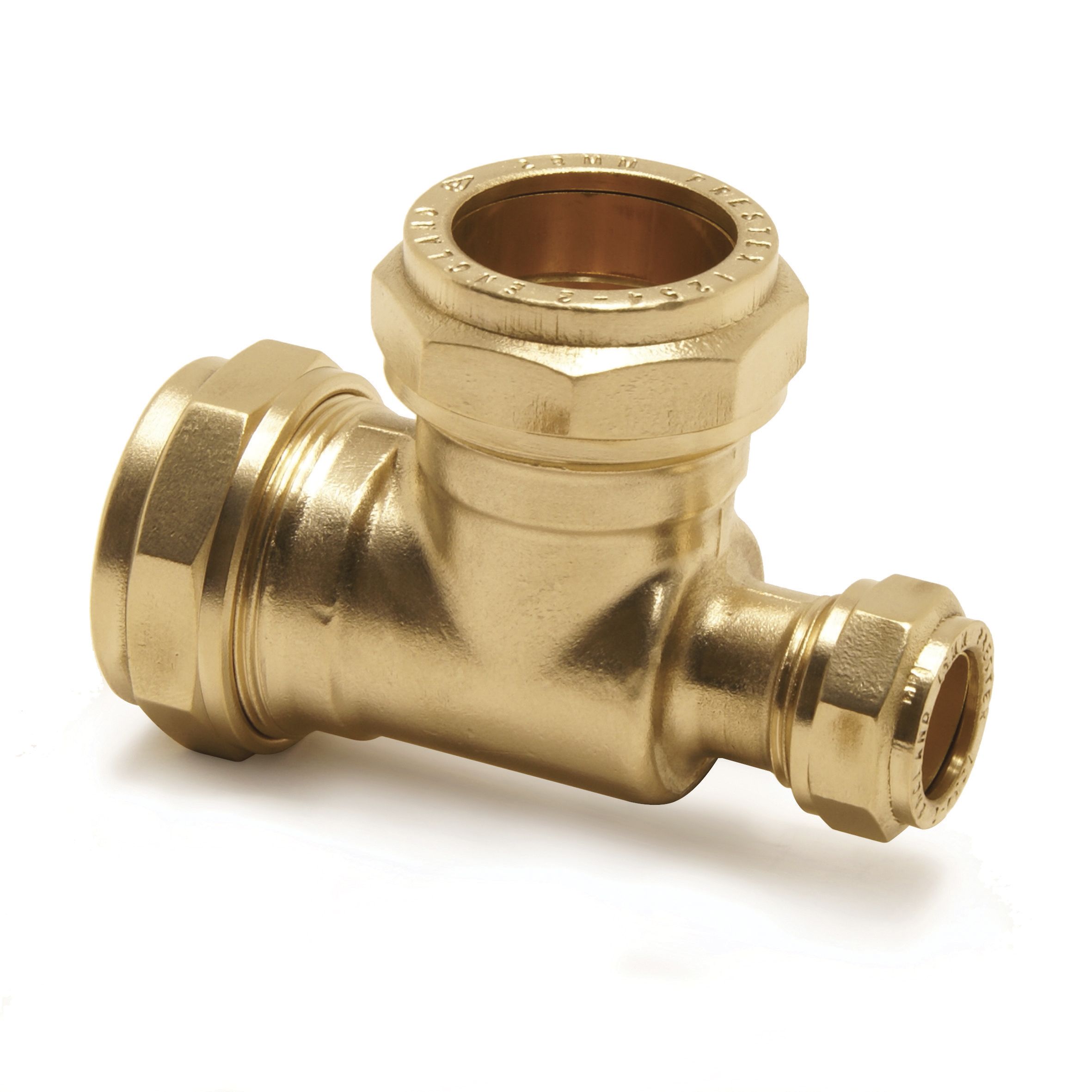 Pegler Brass Compression Reducing Tee
