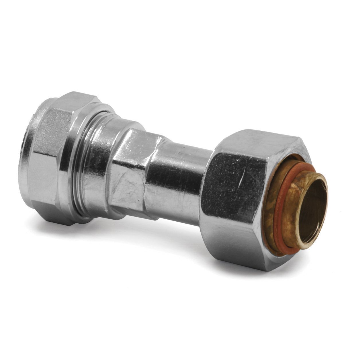 Pegler Straight swivel Compression Tap connector (L)66mm