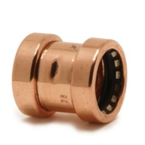 Pegler Yorkshire Tectite Female Push-fit Straight Equal Pipe fitting coupler (Dia)15mm x ½" Pack of 10