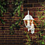 Penarven White Mains-powered Outdoor Wall light