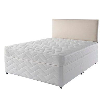 Perfecta Coil sprung Medium 4 Drawer Double Divan set
