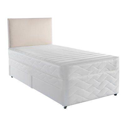 Perfecta Open coil memory Medium 2 Drawer Single Divan set