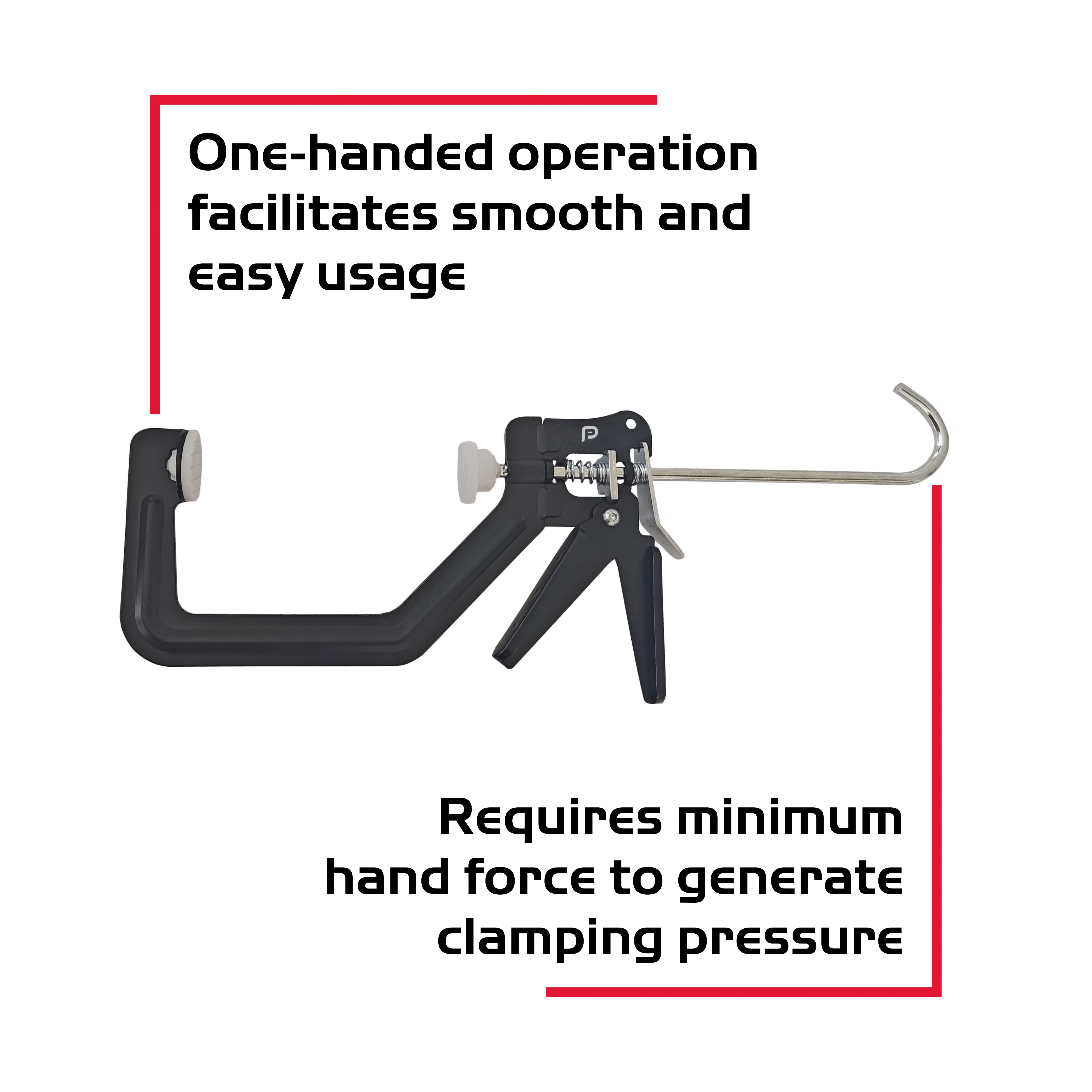 Performance Power 100mm Black Steel Quick clamp