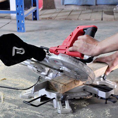 Performance Power 1500W 240V 210mm Corded Sliding mitre saw BMS210M