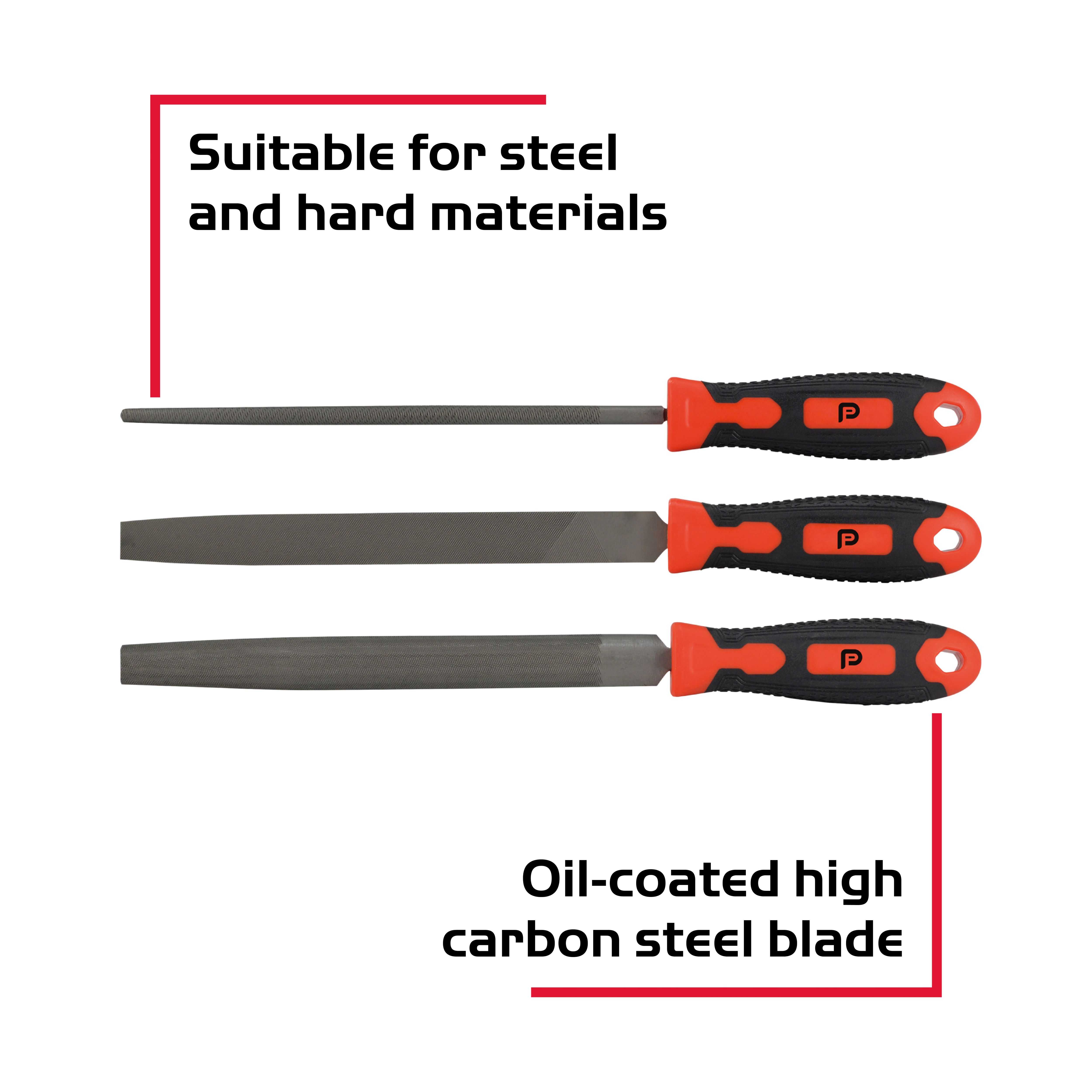Performance Power 3 piece Steel File set (L)250mm