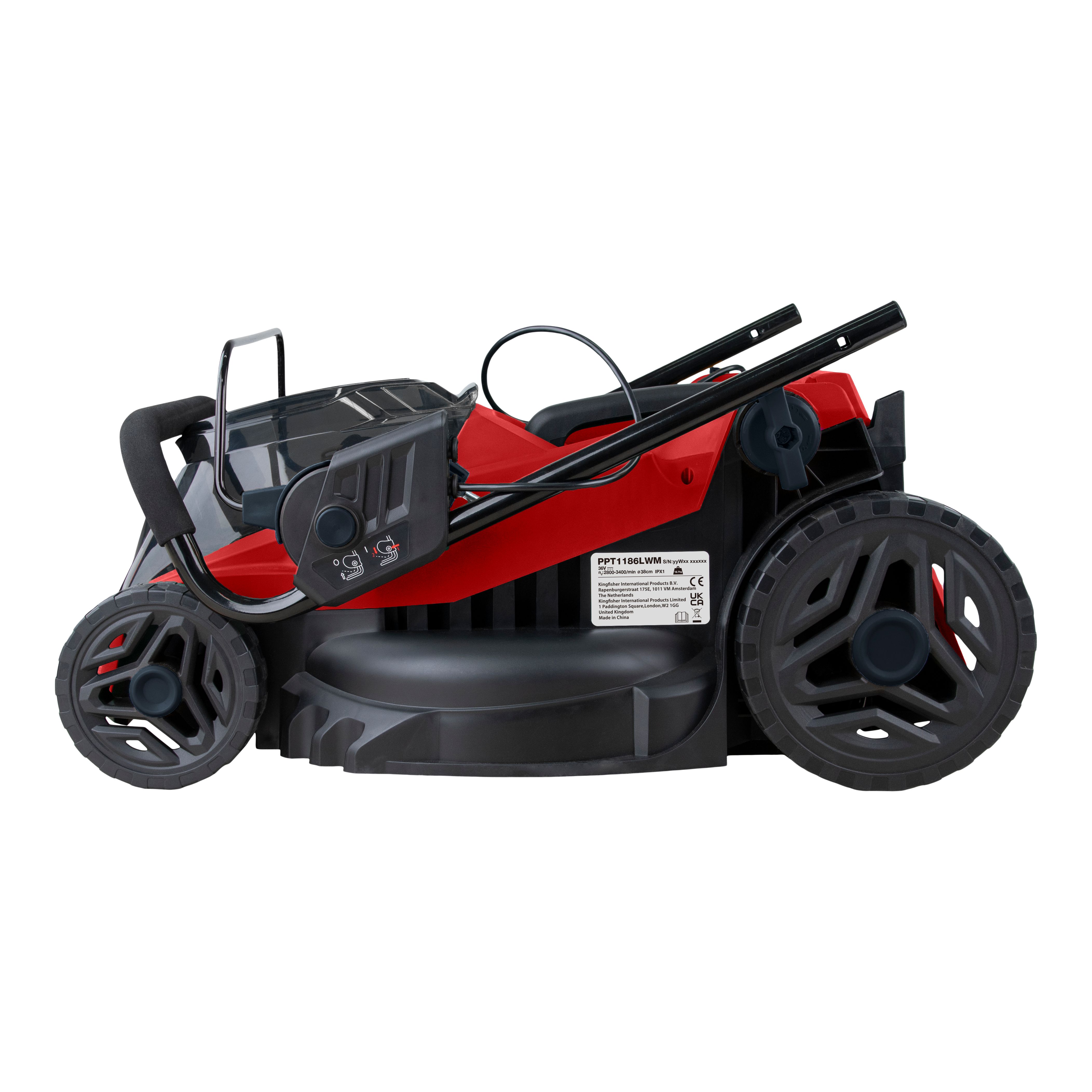 Performance Power 36V Cordless 38cm Lawnmower (Bare Tool) - PPI1186LWM