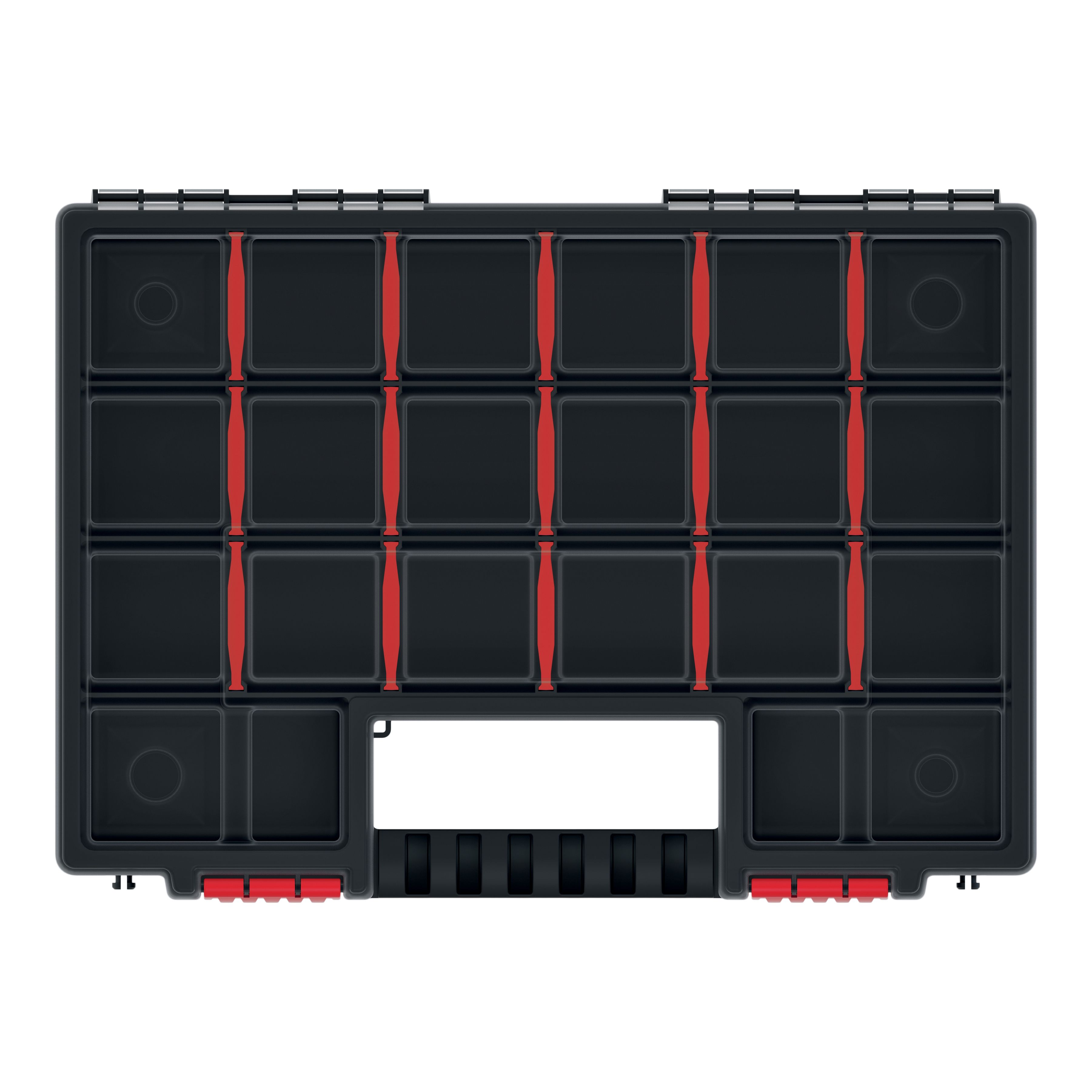 Performance Power Black Organiser with 20 compartments