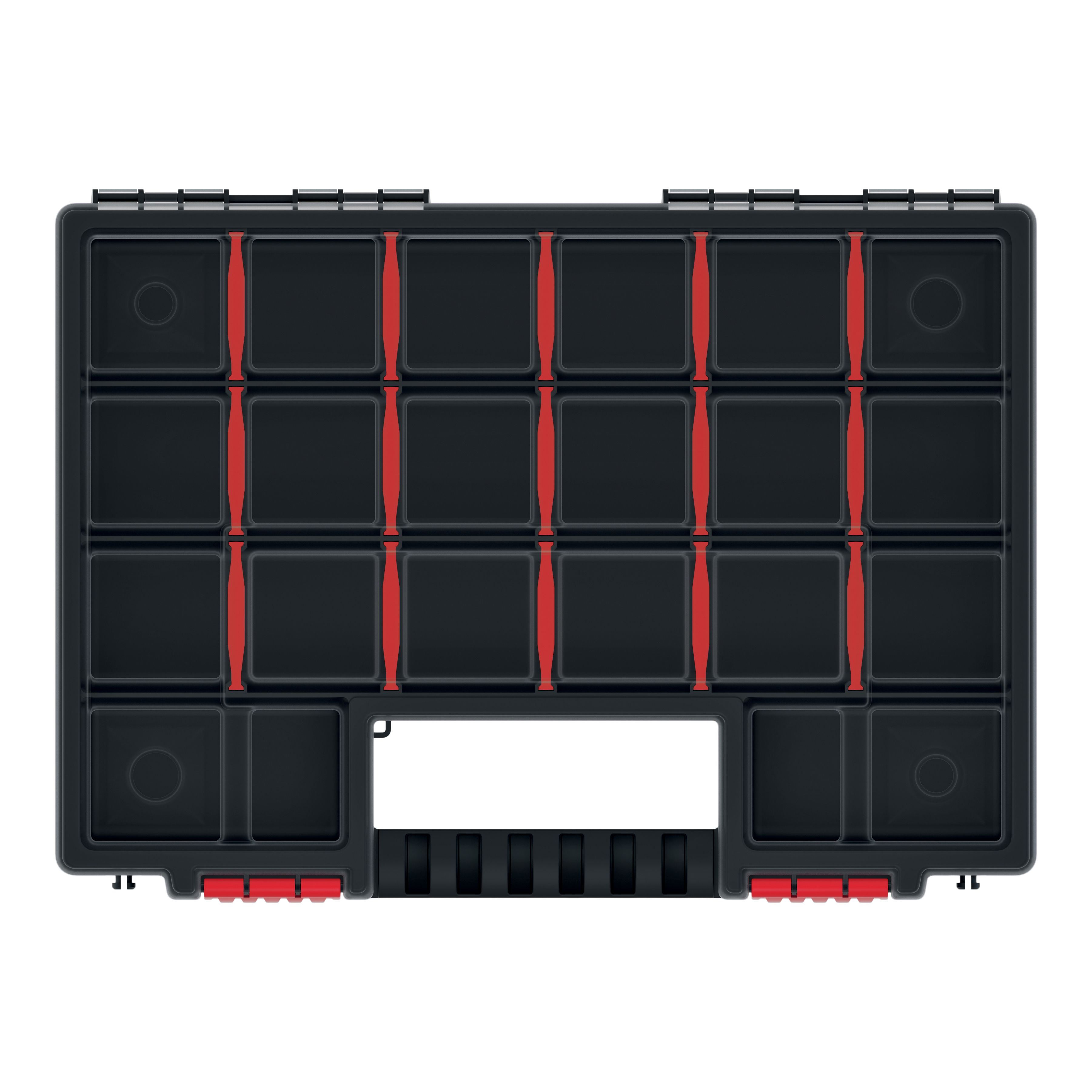 Performance Power Black Organiser with 20 compartment