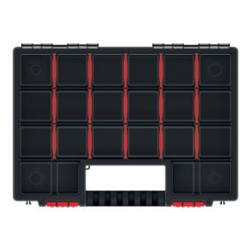 Performance Power Black Organiser with 20 compartment