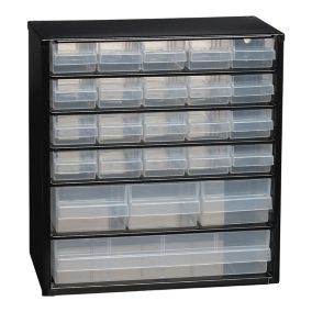 Performance Power Black Organiser with 24 compartment