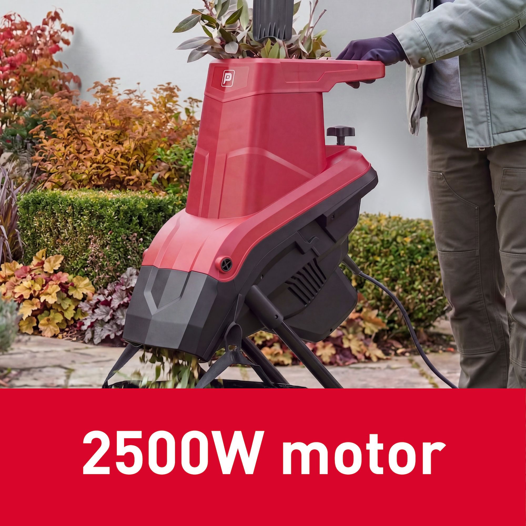 Performance Power Corded 80kg/hr 2500W Impact Shredder - PPB1537SHR