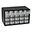 Performance Power Organiser Cabinet Black Organiser with 20 compartment